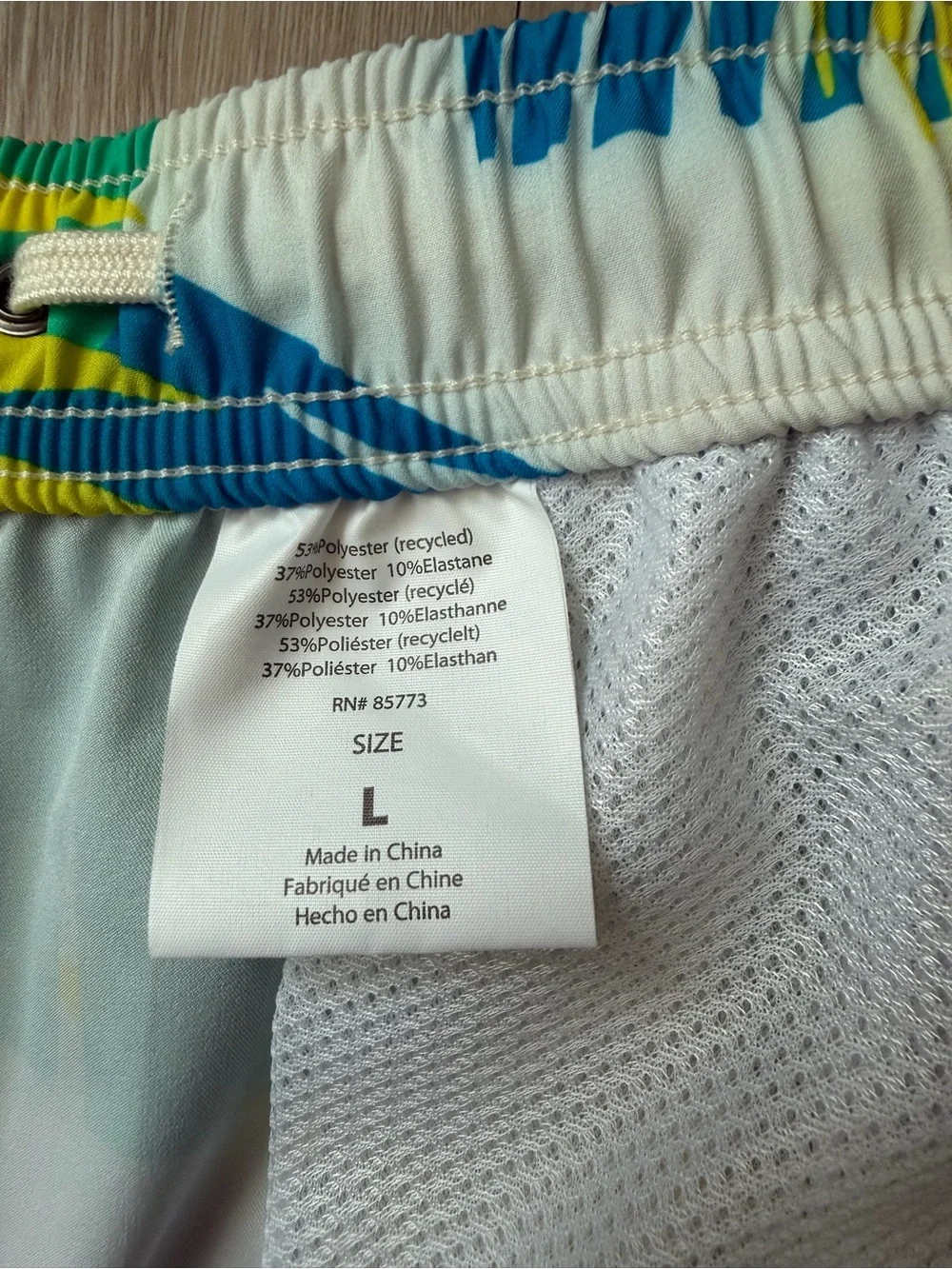 O'Neill youth Coral, Teal & Yellow Tropical Board Shorts